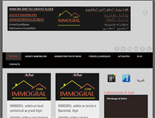 Tablet Screenshot of immogral.com